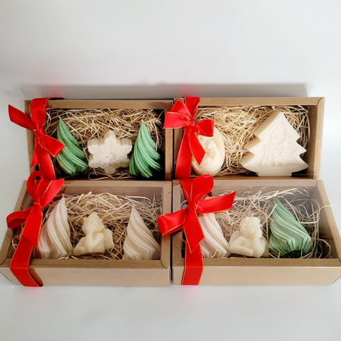 CANDLES CHRISTMAS GIFT BOX